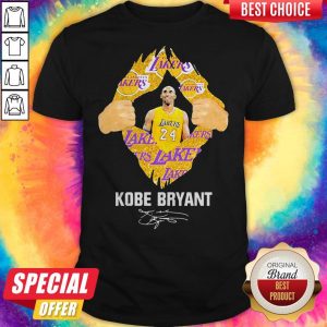 Awesome Blood Inside Me Kobe Bryant Signature Shirt