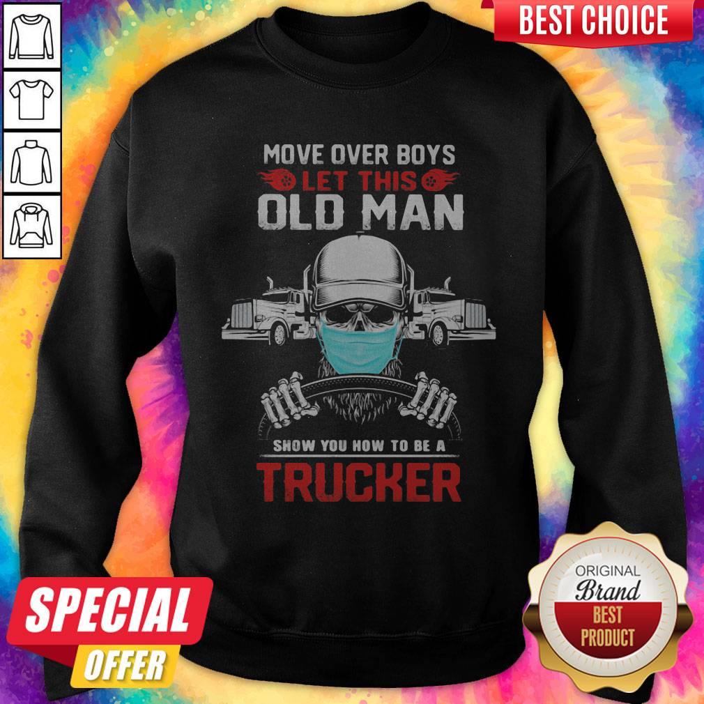 TRUCKER: Old Man Trucker | Essential T-Shirt