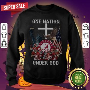 Alabama Crimson Tide One Nation Under God SweetShirt