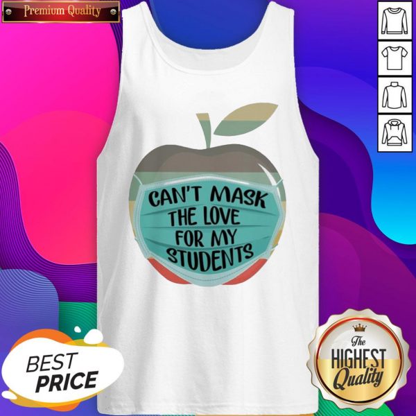 Apple Can’t Mask The Love For My Students Vintage Tank Top