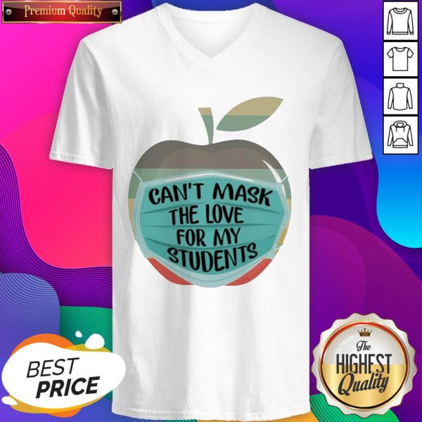 Apple Can’t Mask The Love For My Students Vintage V-neck