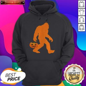 Awesome Bigfoot Pumpkin Halloween Costume Hoodie