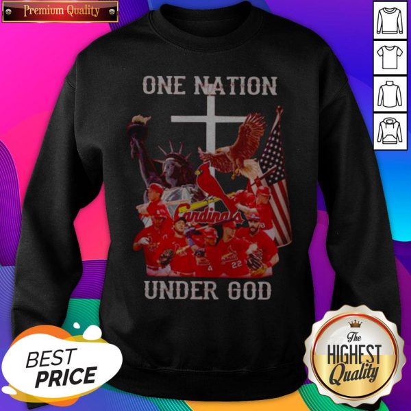 Cardinals One Nation Under God SweatShirt