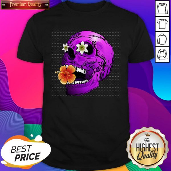 Day of the Dead Floral Sugar Skull T-Shirt