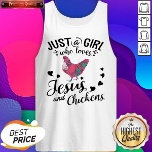 Just A Girl Who Loves Jesus And Chickens Hoodie