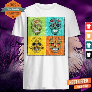 Mexican Dia De Muertos Day Of The Dead Skull And Roses Shirt