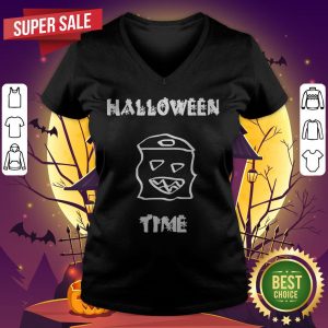 Official Halloween Time Boo V-neck