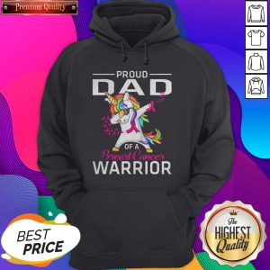 Proud DAD Of A Breast Cancer Warrior Awareness Hoodie