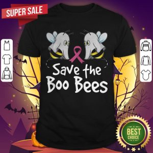 Save The Boo Bees Funny Breast Cancer Awareness Halloween Shirt