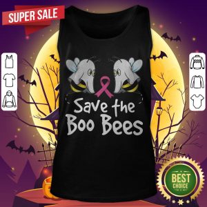 Save The Boo Bees Funny Breast Cancer Awareness Halloween Tank Top