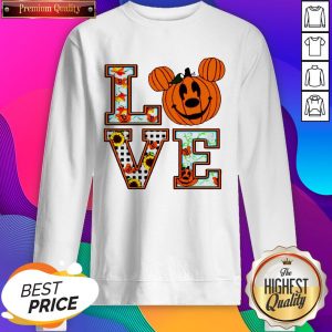Sunflower Mickey Mouse Pumpkin Love SweatShirt