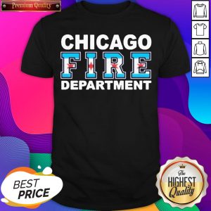 Chicago Fire Department Flag Shirt- Design By Sheenytee.com