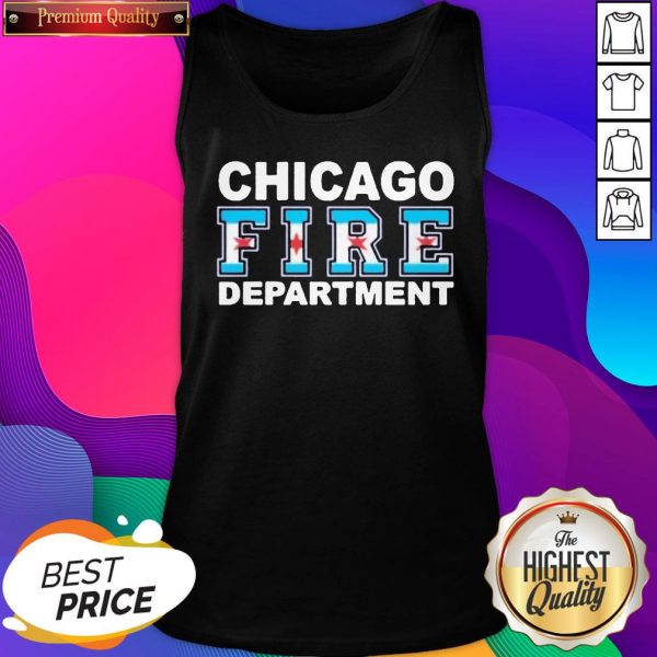 Chicago Fire Department Flag Tank Top- Design By Sheenytee.com