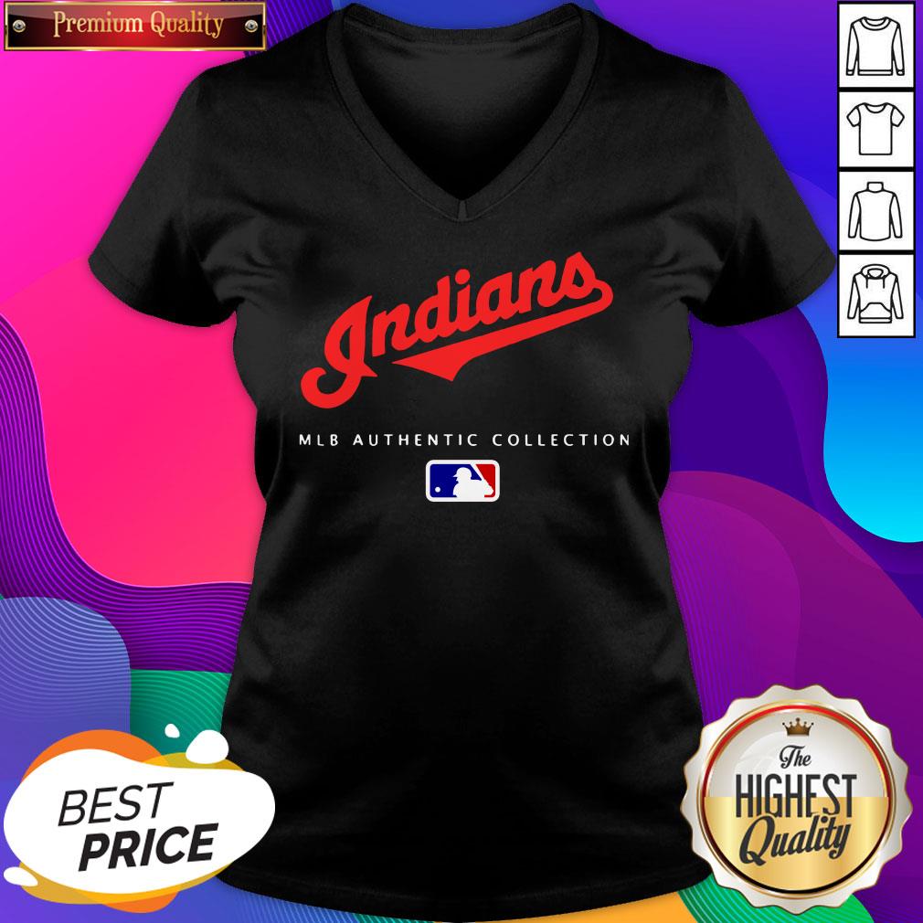 Cleveland Indians MLB Authentic Collection V-neck- Design By Sheenytee.com