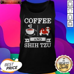Coffee And Shih Tzu Tank Top- Design By Sheenytee.com