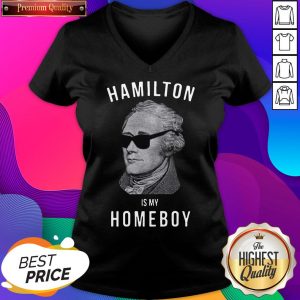 Hamilton Is My Home Boy V-neck- Design By Sheenytee.com