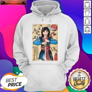 The Legend Of The Woman Warrior Woodblock From Pop-Up Hoodie