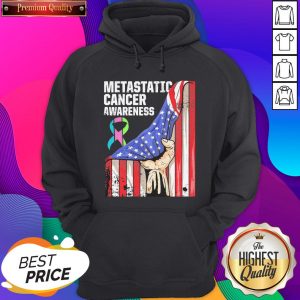 Metastatic Breast Cancer Awareness Practicing Us Warrior American Flag Hoodie