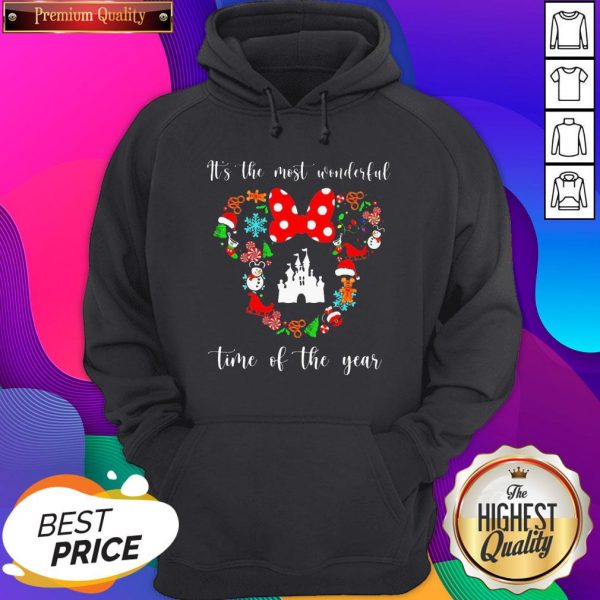 Minnie Mouse Disney It’s The Most Wonderful Time Of The Year Hoodie