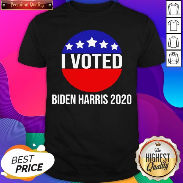 I Voted Biden Harris 2020 Shirt- Design By Sheenytee.com