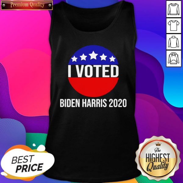 I Voted Biden Harris 2020 Tank Top- Design By Sheenytee.com