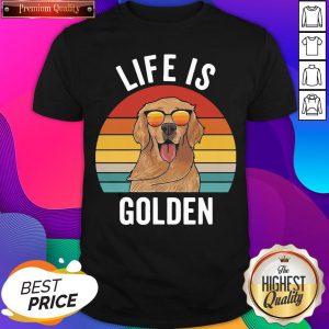 Life Is Golden Dog Lover Vintage Shirt- Design By Sheenytee.com