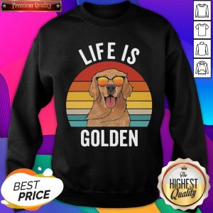 Life Is Golden Dog Lover Vintage Sweatshirt- Design By Sheenytee.com