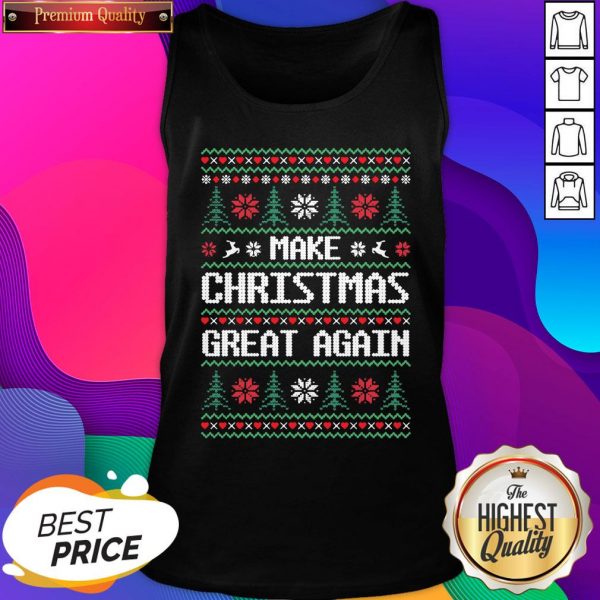 Make Christmas Great Again Ugly Tank Top- Design By Sheenytee.com
