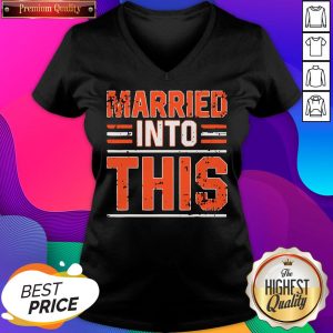 Married Into This Cleveland V-neck- Design By Sheenytee.com