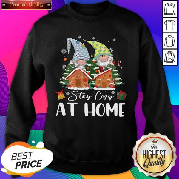 Merry Christmas Gnomies Stay Cosy At Home Sweatshirt- Design By Sheenytee.com