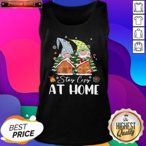 Merry Christmas Gnomies Stay Cosy At Home Tank Top- Design By Sheenytee.com