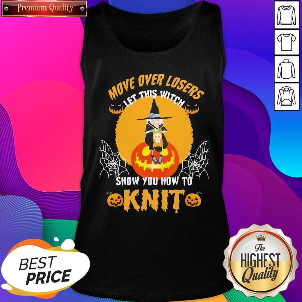 Move Over Losers Let This Witch Show You How To Knit Halloween Tank Top- Design By Sheenytee.com