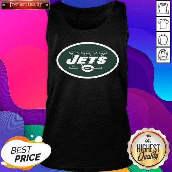 Nice New York Jets Logo Tank Top- Design By Sheenytee.com
