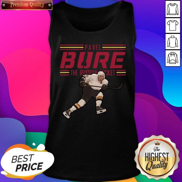 Nice Pavel Bure The Russian Rocket Play Tank Top- Design By Sheenytee.com