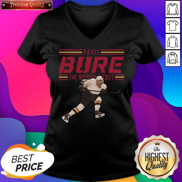 Nice Pavel Bure The Russian Rocket Play V-neck- Design By Sheenytee.com