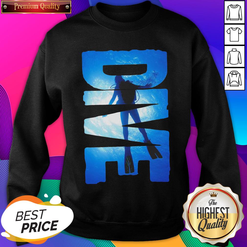 Official Dive Sweatshirt- Design By Sheenytee.com