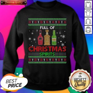Official Full Of Christmas Spirits Sweatshirt- Design By Sheenytee.com