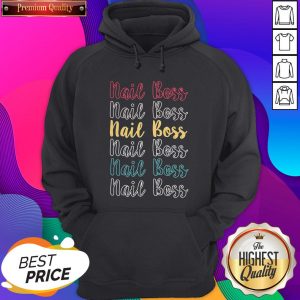 Official Nail Boss Vintage Logo Hoodie- Design by Sheenytee.com