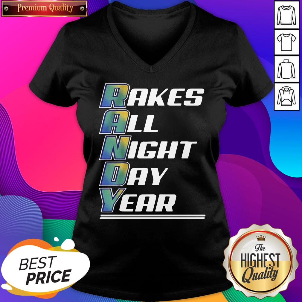 Randy Arozarena Takes All Night Day Year V-neck- Design By Sheenytee.com
