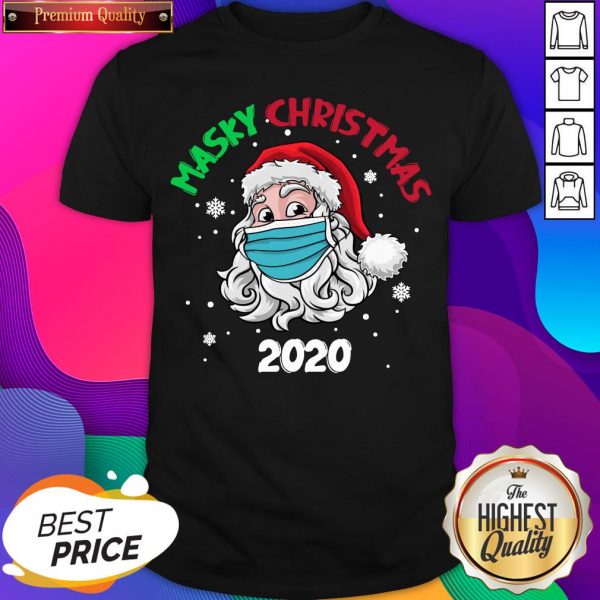 Santa Face Mask Masky Christmas 2020 Shirt- Design By Sheenytee.com