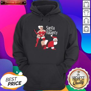 Santa Has Been Naughty Hoodie- Design By Sheenytee.com