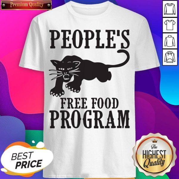 Peoples Free Food Program Black Panther Shirt