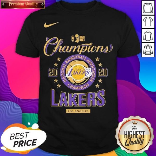 Los Angeles Lakers Nike Toddler 2020 NBA Finals Champions Locker Room Shirt