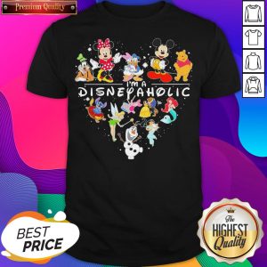 Mickey Mouse And Friend I’m A Disney Aholic Heart Shirt