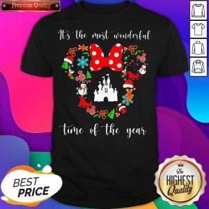Minnie Mouse Disney It’s The Most Wonderful Time Of The Year Shirt