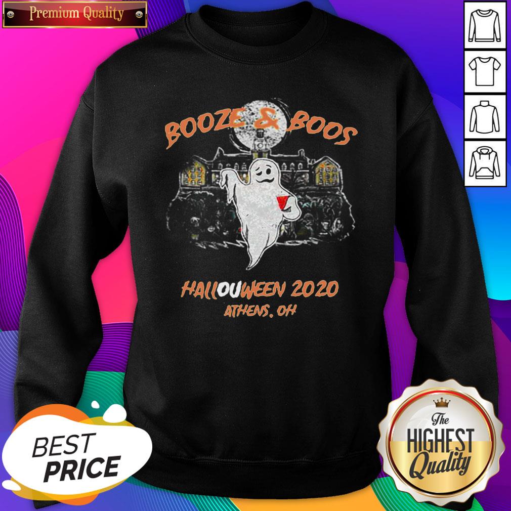 Booze & Boos Halloween 2020 Athens Oh SweatShirt