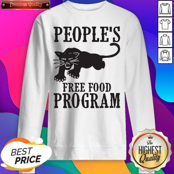 Peoples Free Food Program Black Panther SweatShirt