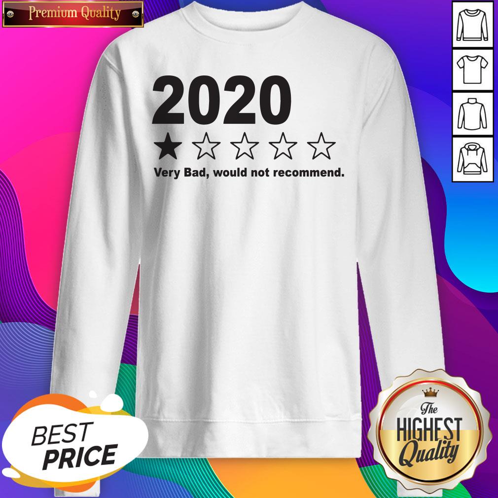 2020 Very Bad Would Not Recommend SweatShirt