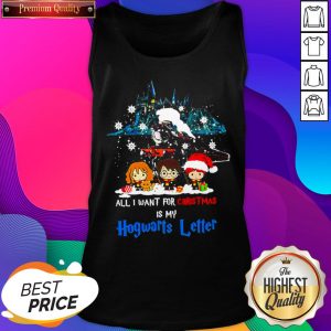 Chibi All I Want For Christmas Is Hogwarts Letter Tank Top