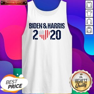 Biden And Harris 2020 Heart American Flag Tank Top